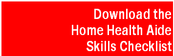 Download Home Health Aide Skills Checklist